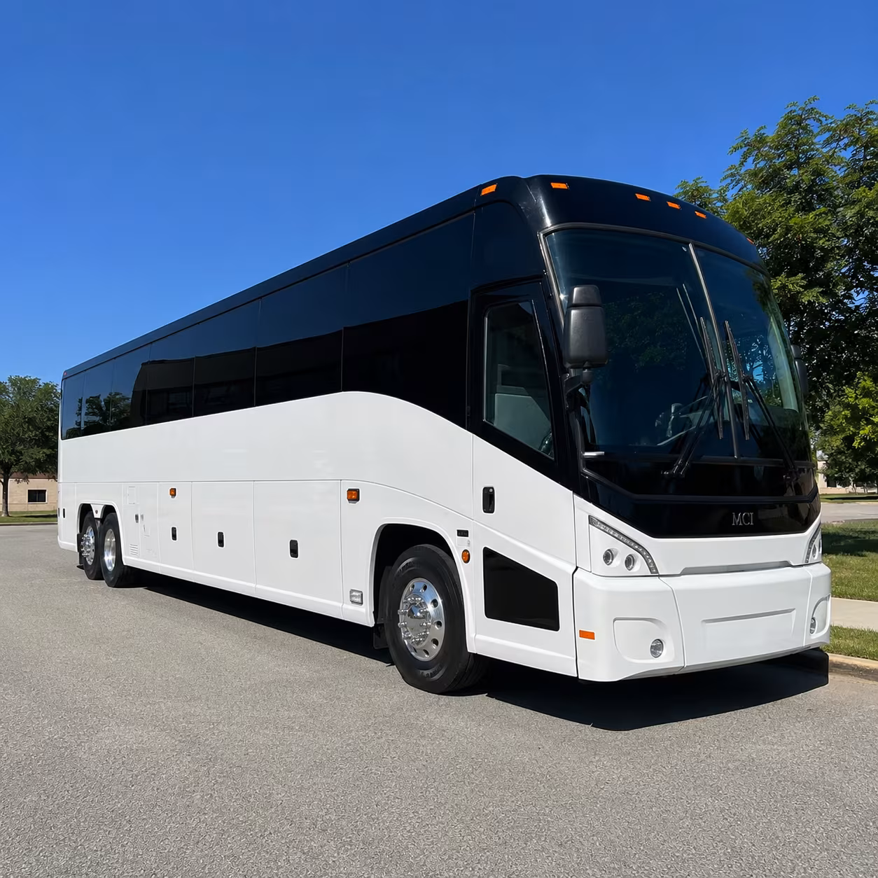 aurora charter bus interior