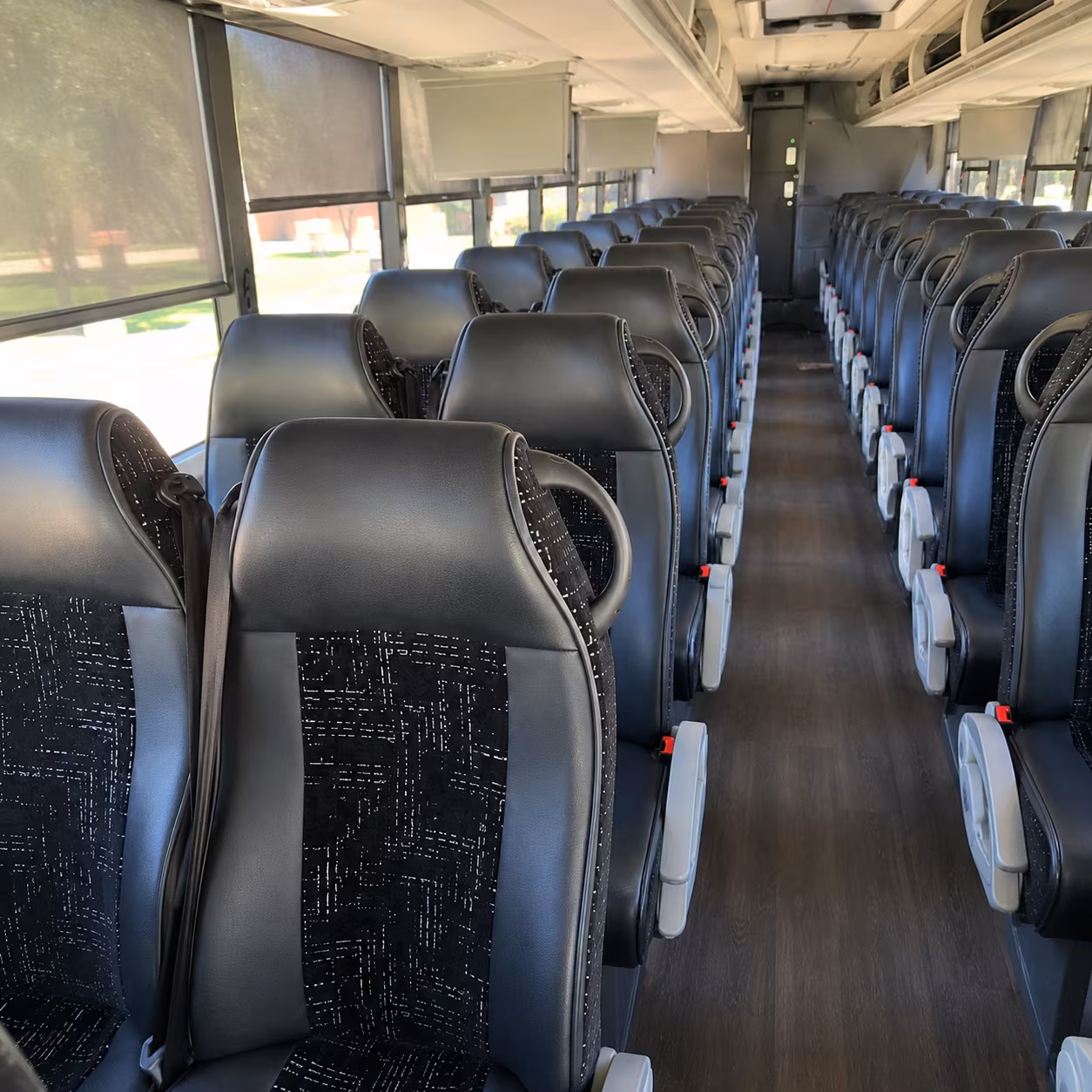 aurora charter bus interior gallery