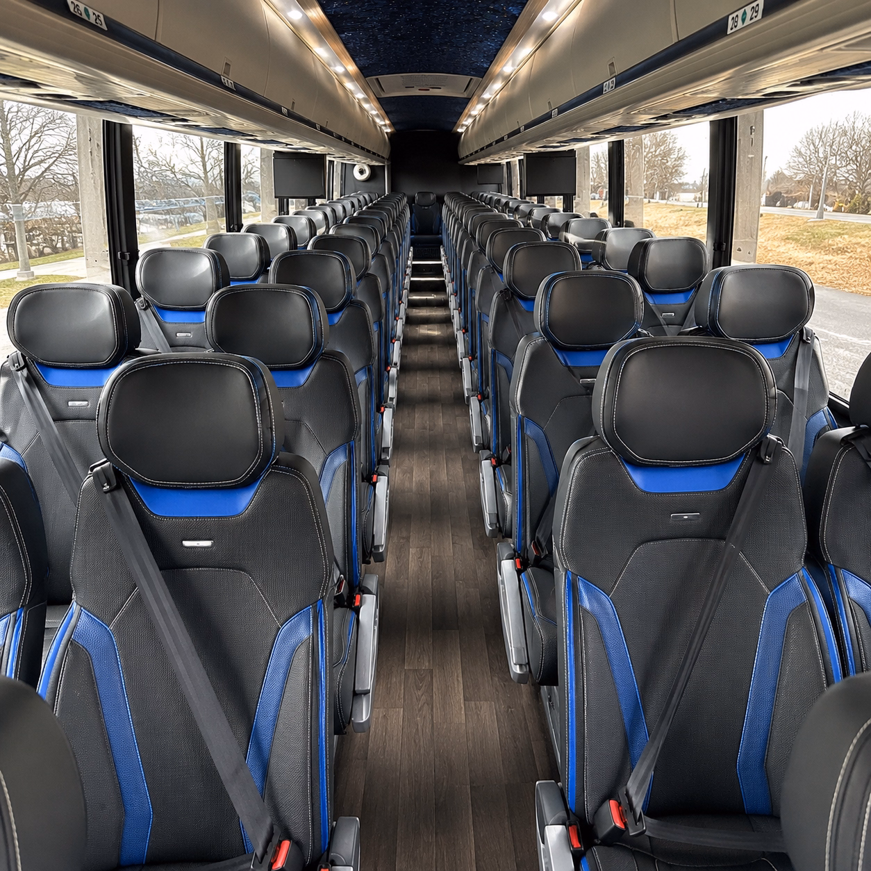 denver get your guests to every wedding event with a denver charter bus