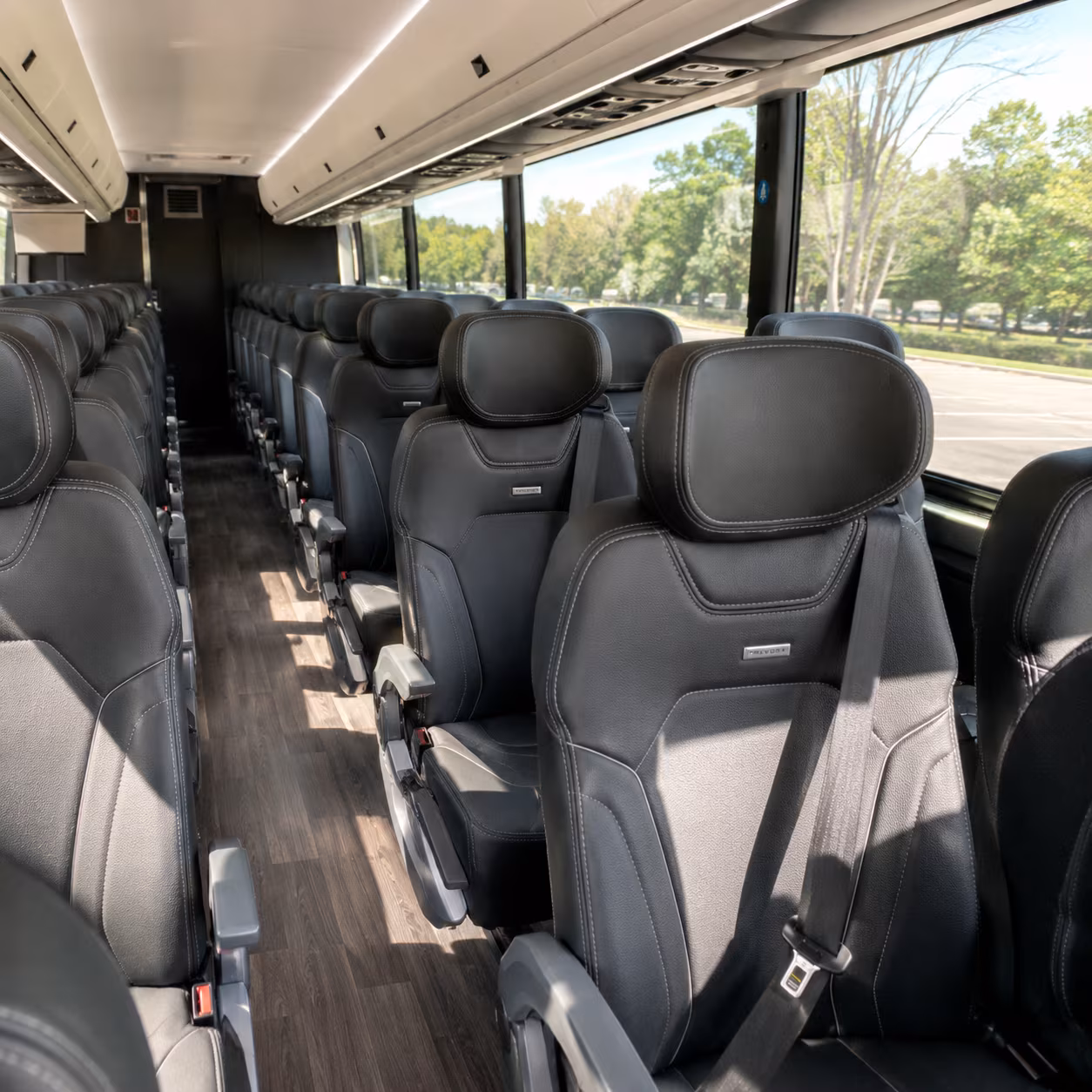 for easy group pickups at den know where your bus meets you
