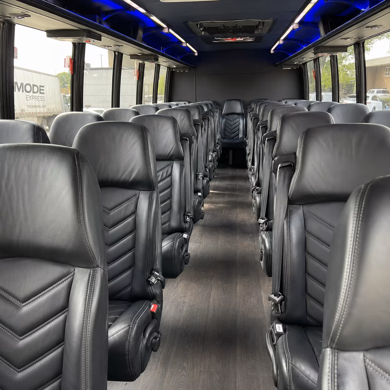 westminster airport transportation onboard seating