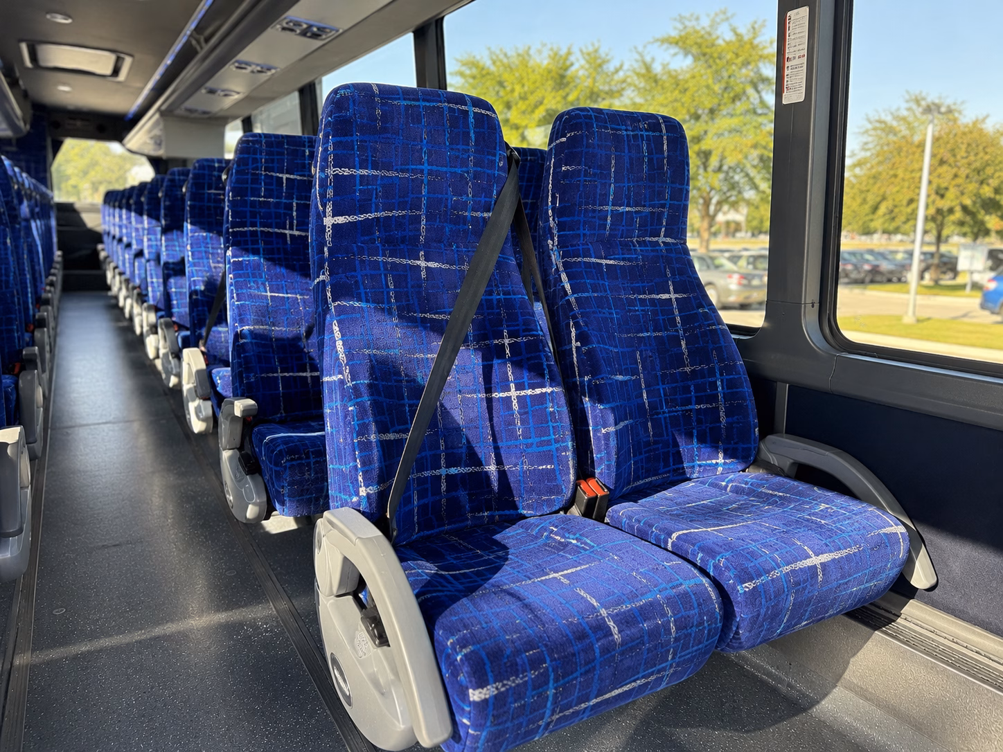 westminster religious group transportation onboard seating
